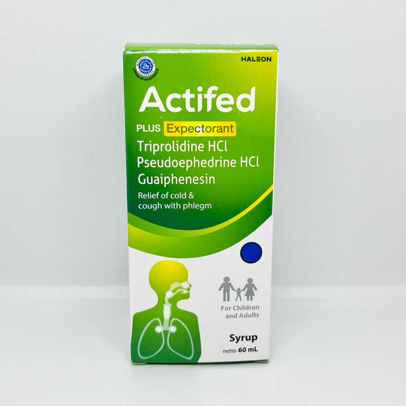 Jual Actifed Plus Expectorant Sirup 60 ml (Hijau) | Shopee Indonesia