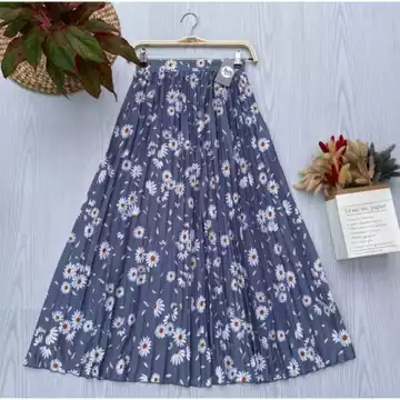 Rok Plisket Motif Rok Plisket Rok Plisket Bunga