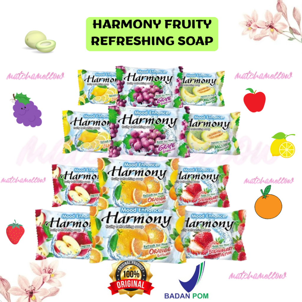 Jual ️MATCHA ️ HARMONY FRUITY REFRESHING SOAP MOOD ENHANCER REFRESH ...