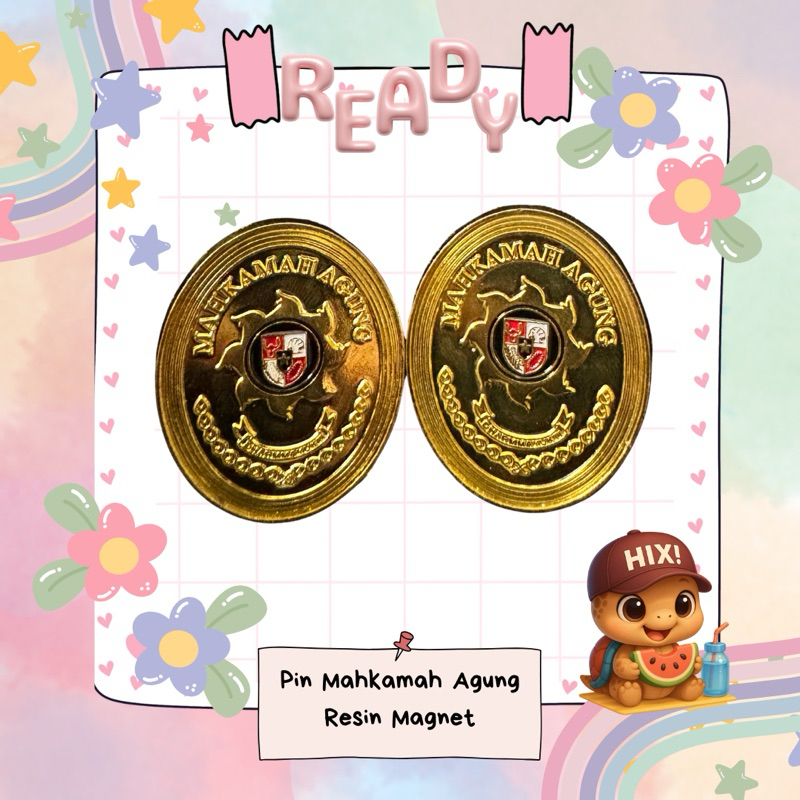 Jual Ready PIN Mahkamah Agung | Lencana MA Gratis Box Lencana ...
