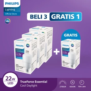 Beli 3 Gratis 1 Philips Lampu Radiantline TrueForce 22W Putih