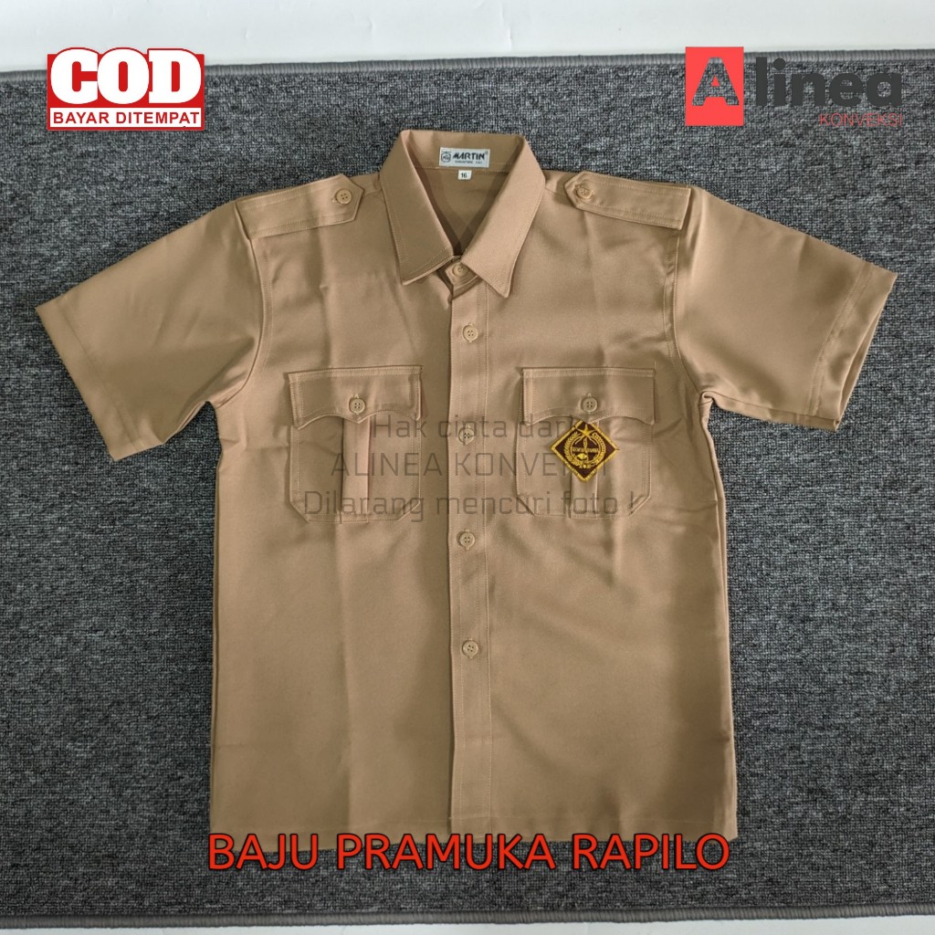 Jual Baju Pramuka Rapilo Lengan Panjang – Seragam Pembina SMP SMA ...