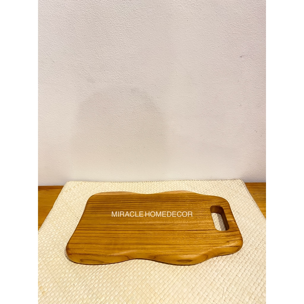 Jual Miracle Homedecor - Talenan Biola/Talenan Bahan Kayu Jati/Talenan ...