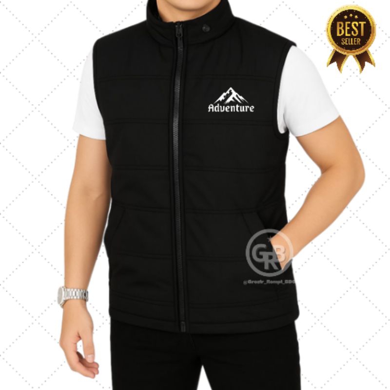 Jual Jaket Rompi Pria Parasut / Rompi pria ADVENTURE OUTDOOR / Rompi ...