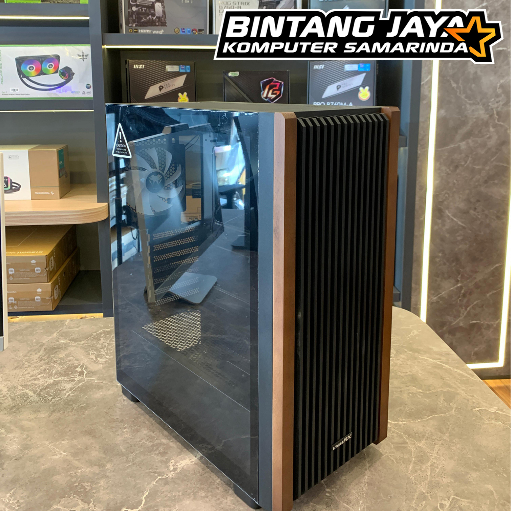 Jual Casing PC Gaming Wood Series VenomRX SOLAS E-ATX Temp Glass + 4 ...