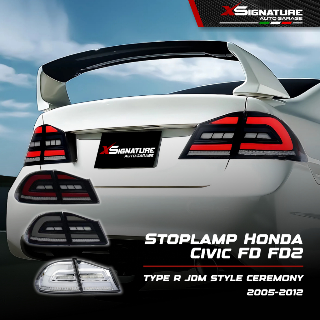 Jual STOPLAMP HONDA CIVIC FD FD2 (2005-2012) TYPE R JDM STYLE CEREMONY ...