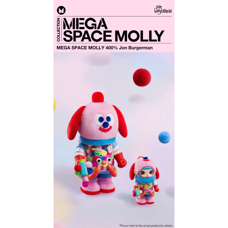 Jon Burgerman MEGA SPACE MOLLY 400%