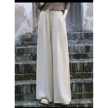Celana Kulot Highwish Celana Kulot Wanita Rami Linen Premium Celana Wanita Terkini Celana Kulot