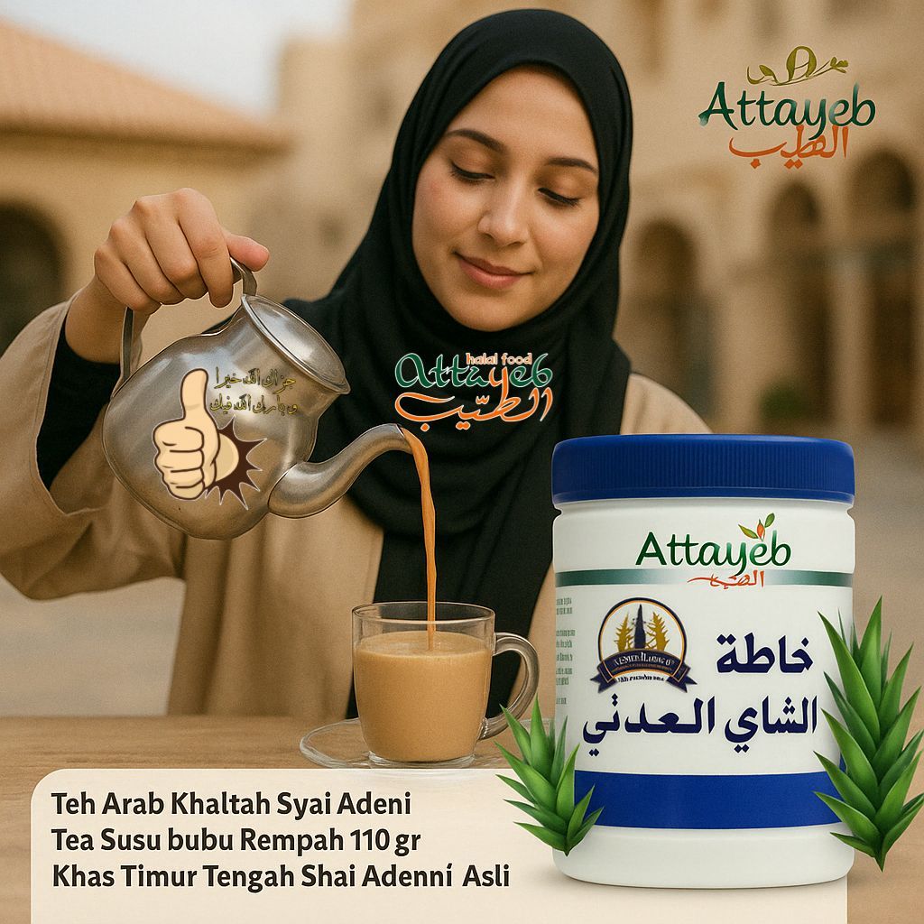 Jual Teh Arab Khaltah Syai Adeni Tea Susu bubu Rempah 110gr Khas Timur ...