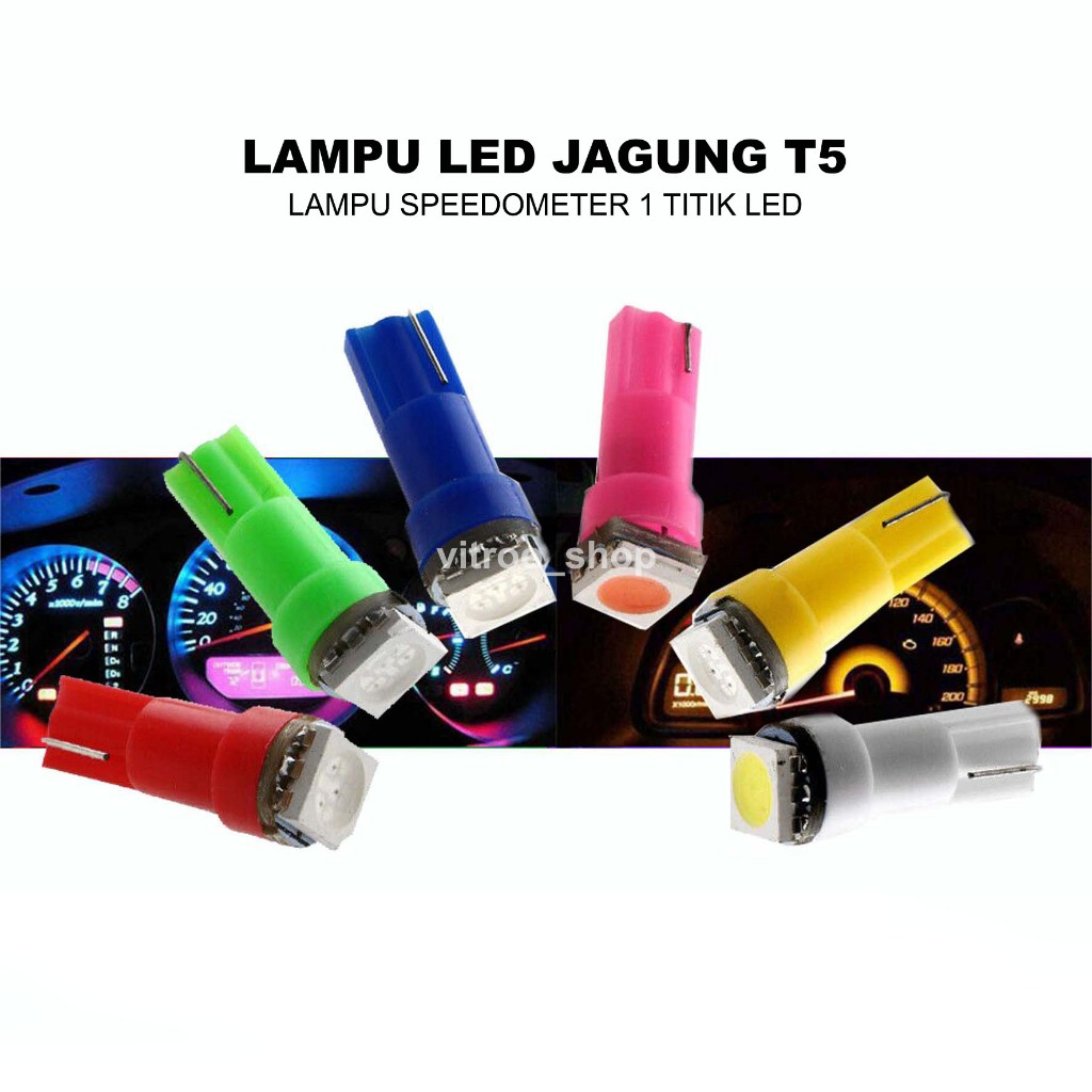 Jual LT0X - Lampu LED T5 Speedometer Lampu Speedometer COB Lampu Mobil ...