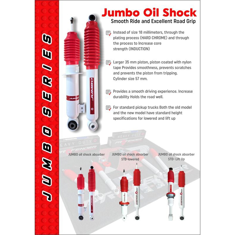 Jual SHOCKBREAKER SUSPENSI PAJERO PROFENDER JUMBO SERIES lowered 35mm ...