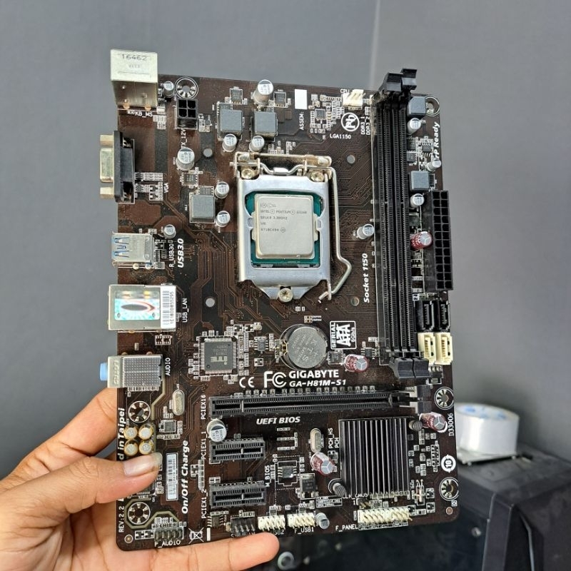 Jual Motherboard GIGABYTE H81 LGA 1150 - Normal | Shopee Indonesia