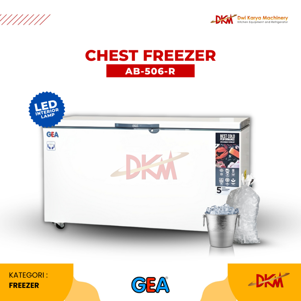 Jual Chest Freezer GEA AB-506-R / Freezer Box Daging GEA 420 Liter ...