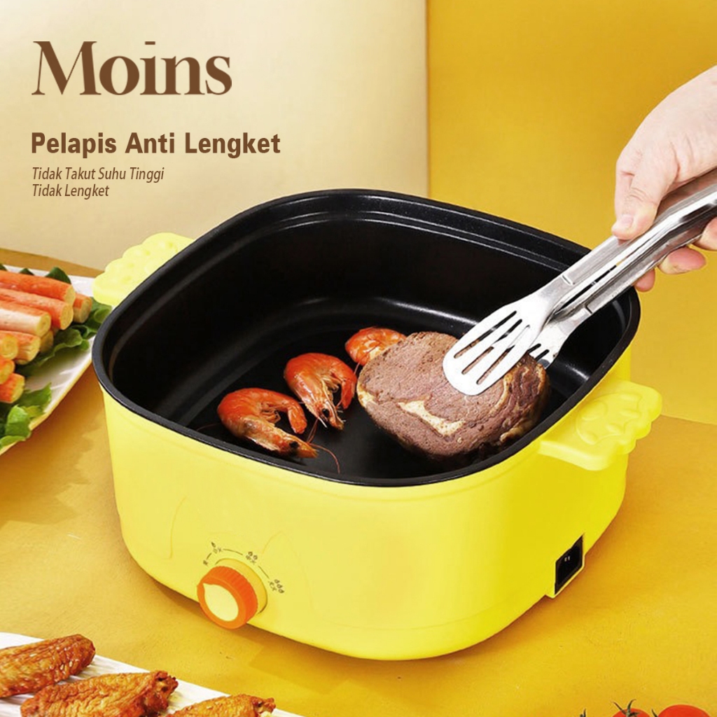 Jual Panci Listrik Multifungsi 20CM Anti Lengket Penanak Serbaguna ...