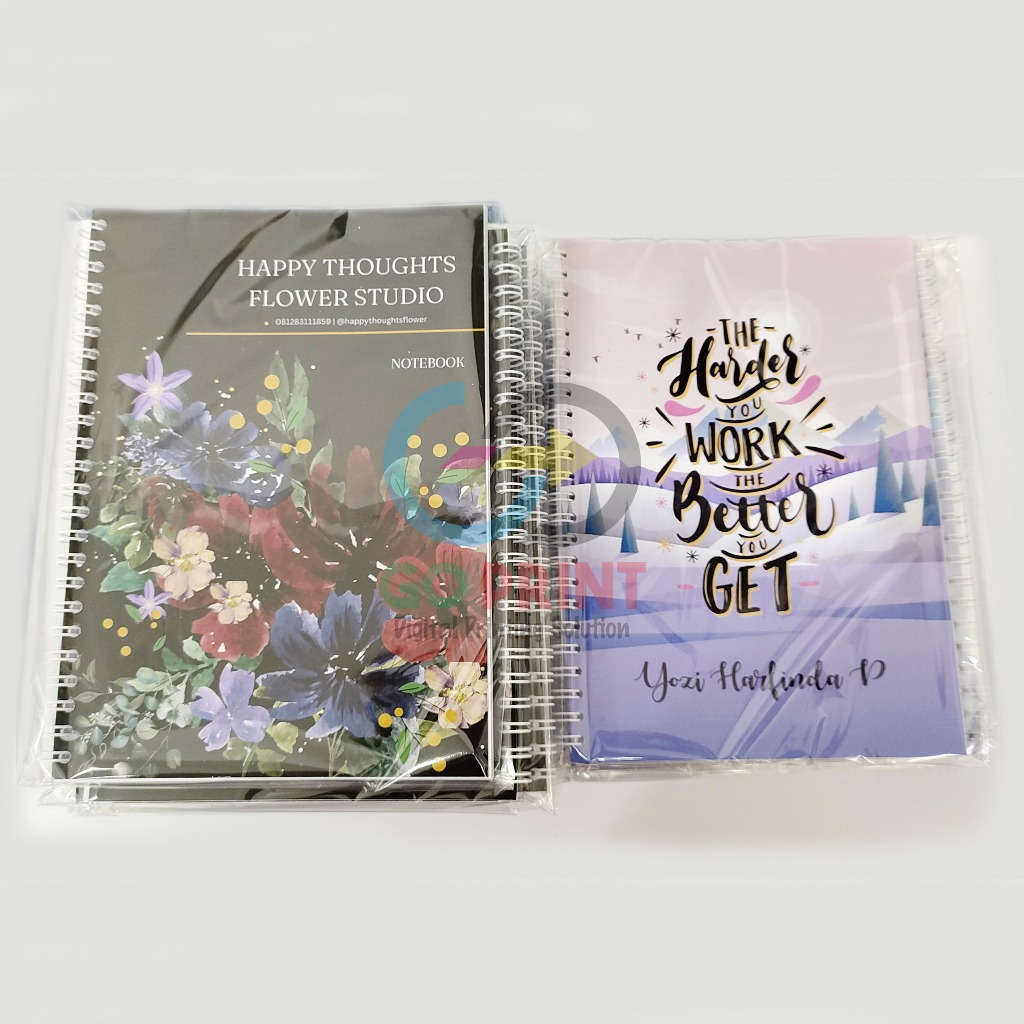 Jual Notebook Custom A6 Spiral / Block Note Custom / Souvenir - Isi HVS ...