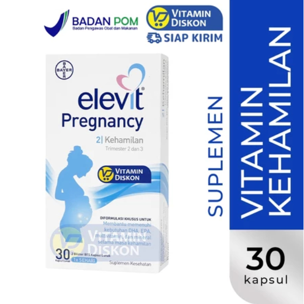 Jual PREGNANCY PACK ELEVIT PREGNANCY 30 KAPSUL LUNAK + CDR EFFERVESCENT ...