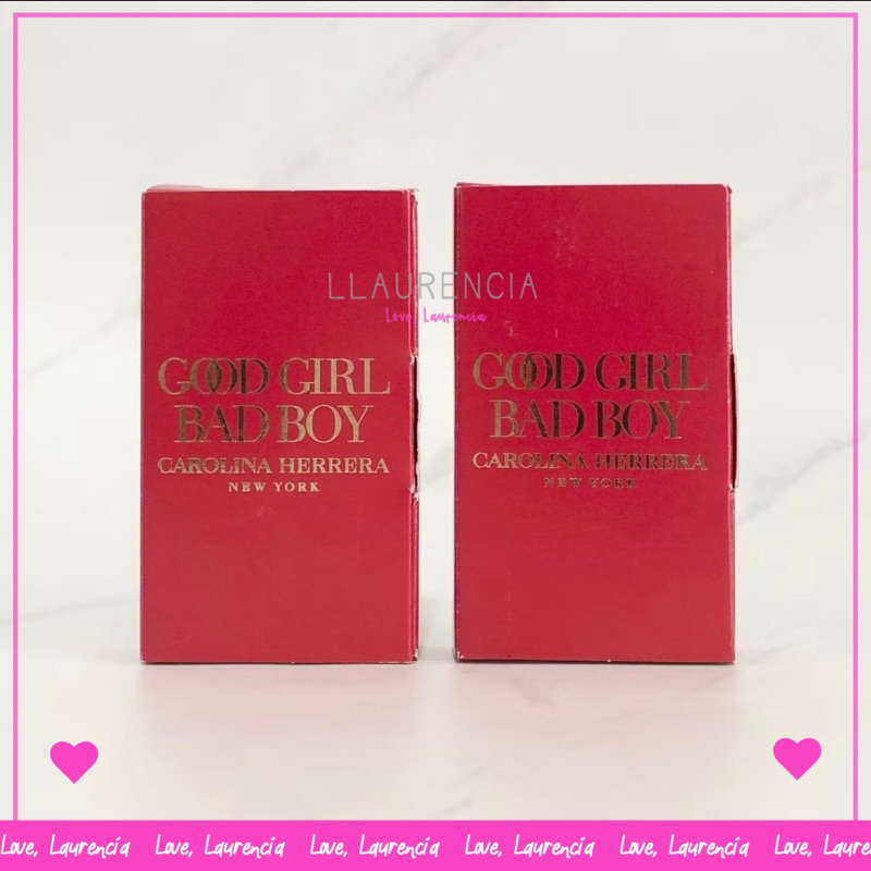 Jual Carolina Herrera Good Girl + Bad Boy Dual Sampler / duo sample eau ...