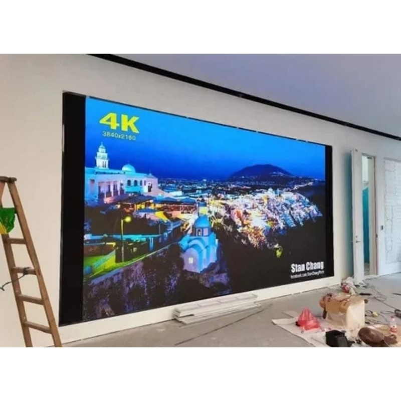 Jual Cat Screen Projector - Cat Layar Proyektor Dinding 4K [ 1 PAKET ...