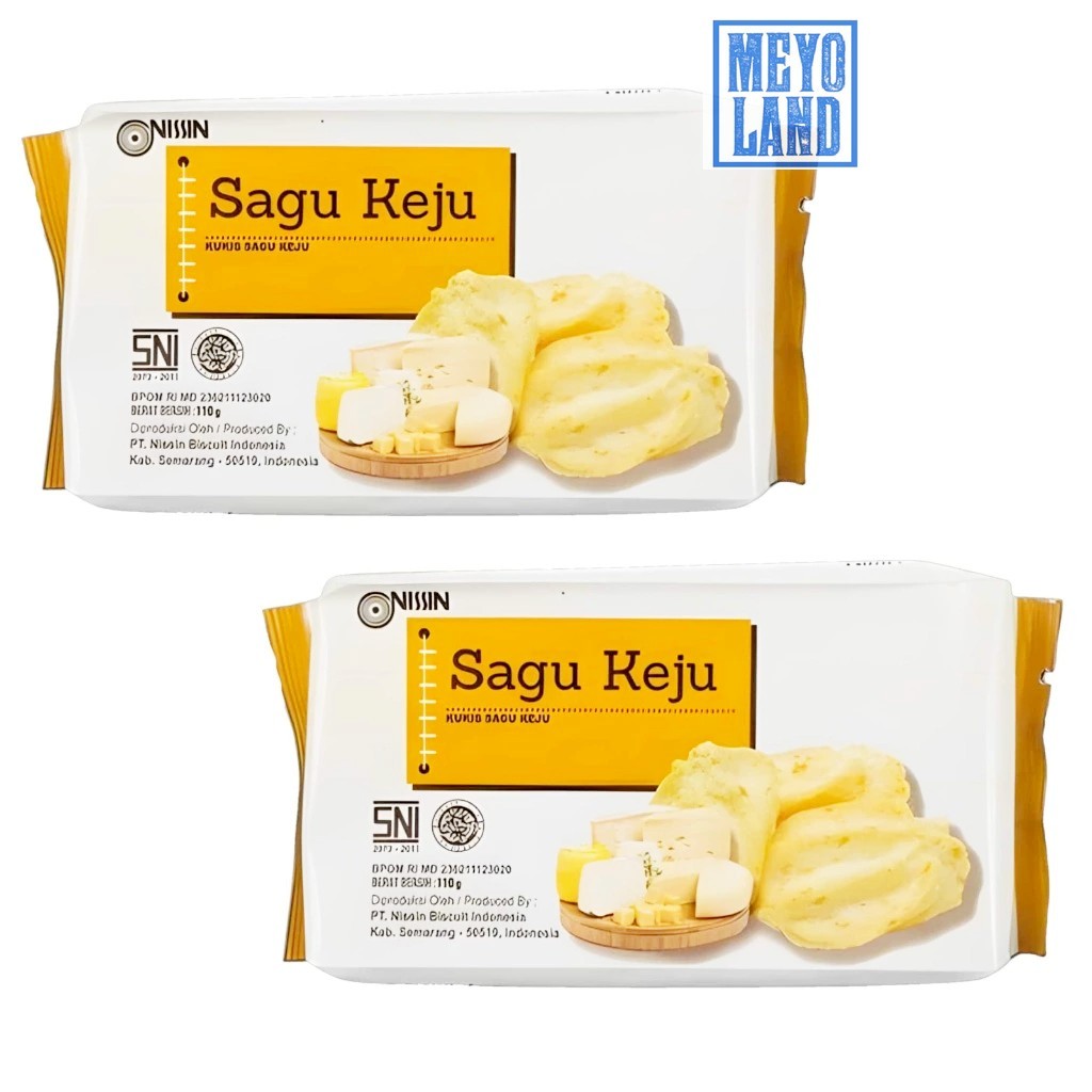 Jual Biskuit Kukis Sagu Rasa Keju Nissin Cookies Sagu Keju 110gr Renyah ...