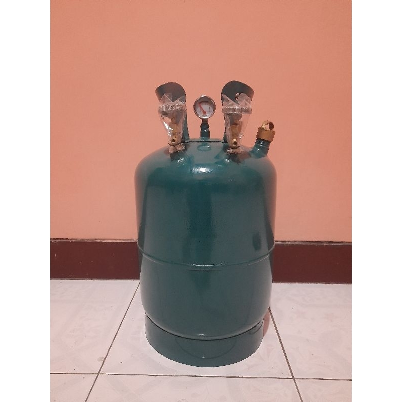 Jual TABUNG ATAU TANGKI SOLAR FREON KRAN 2 - VOLUME 10 LITER | Shopee ...
