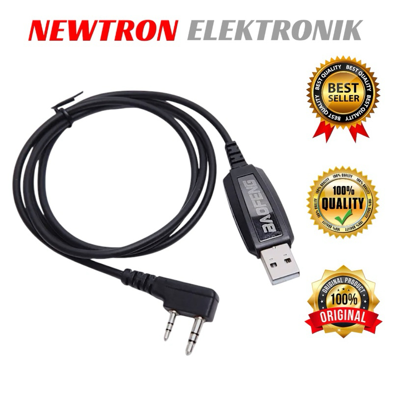 Jual Kabel Program HT Baofeng UV5R UV82 Original Asli Compatible Vertec ...