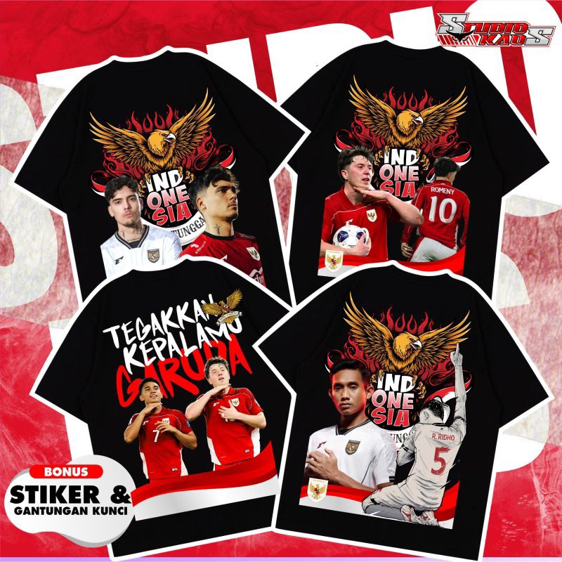 Jual (Free sticker + gantungan kunci)KAOS BOLA JERSEY PEMAIN TIMNAS ...