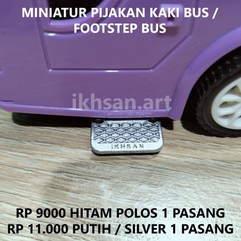 Jual menjual miniatur footstep bus atau pijakan kaki bus basuri telolet ...