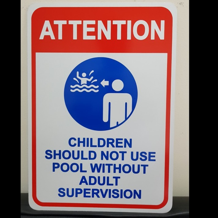 Jual RAMBU-RAMBU Signage ATTENTION CHILDERN 40x60cm, Papan Tanda Arah ...