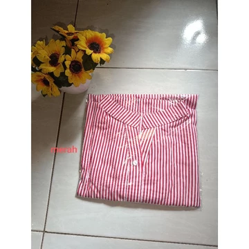 Baju Wanita Reyna Blouse Atasan Salur Blouse Salur Baju Atasan Wanita