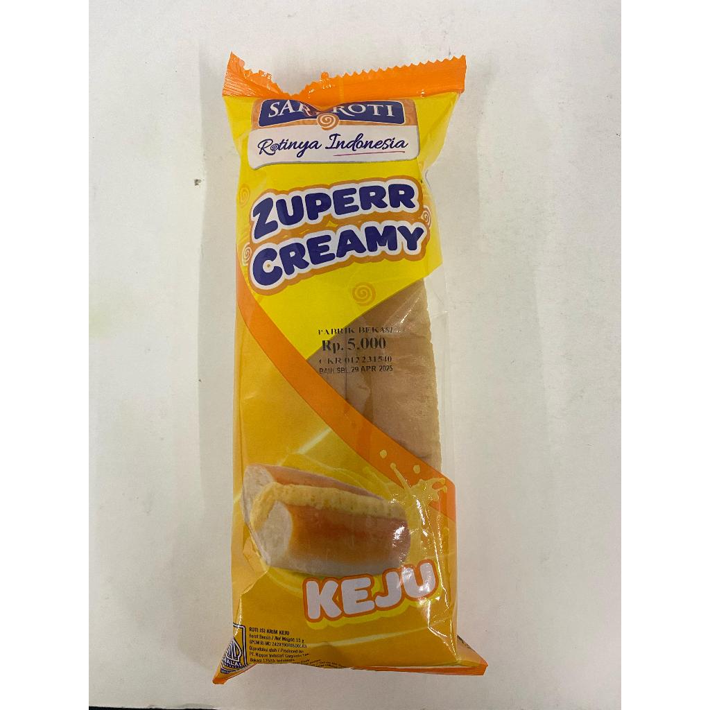 Jual SARI ROTI ZUPERR CREAMY CHEESE 55G | Shopee Indonesia
