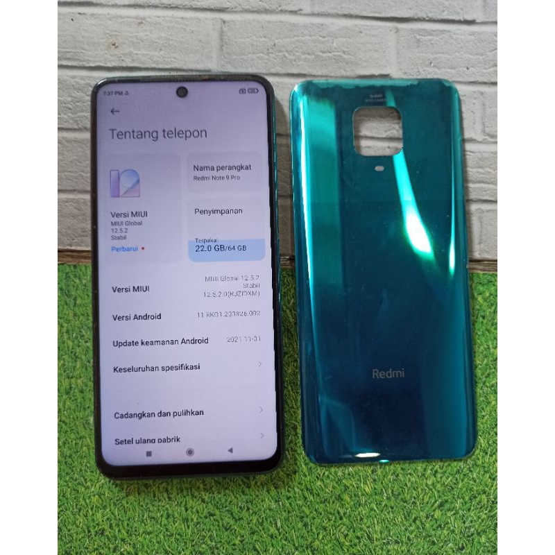 Jual LCD FRAME REDMI NOTE 9 PRO ORIGINAL COPOTAN NORMAL MINUS CAT ...