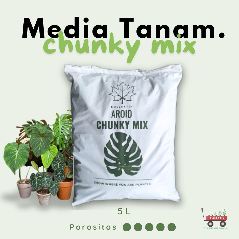 Media Tanam Aroid / Anthurium/ Aglonema Chunky Mix 5L
