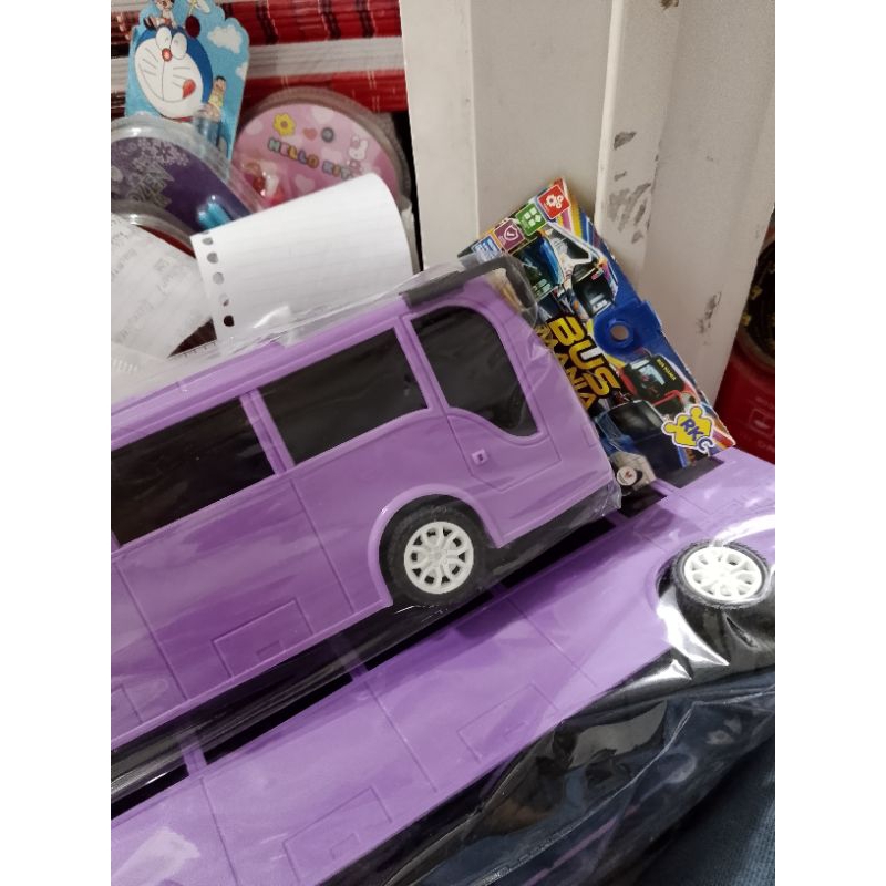 Jual miniatur bus mania modifikasi rkc ungu/furpel | Shopee Indonesia