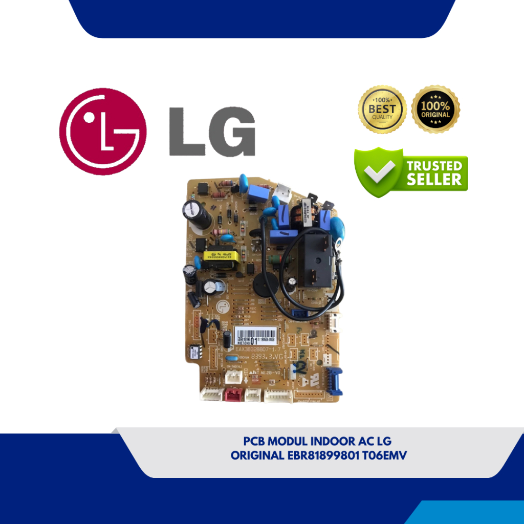 Jual PCB MODUL INDOOR AC LG ORIGINAL EBR81899801 T06EMV | Shopee Indonesia