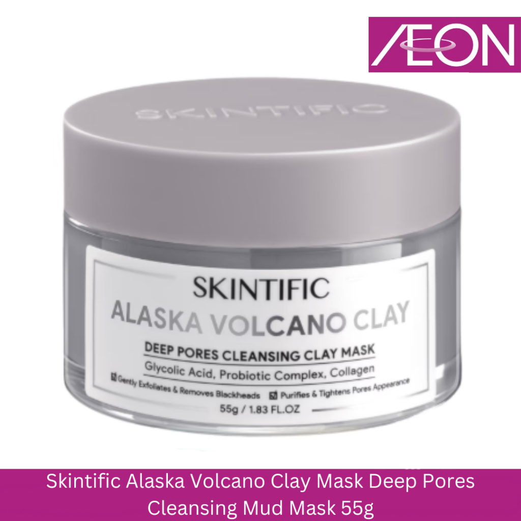 Jual Skintific Alaska Volcano Clay Mask Deep Pores Cleansing Mud Mask ...