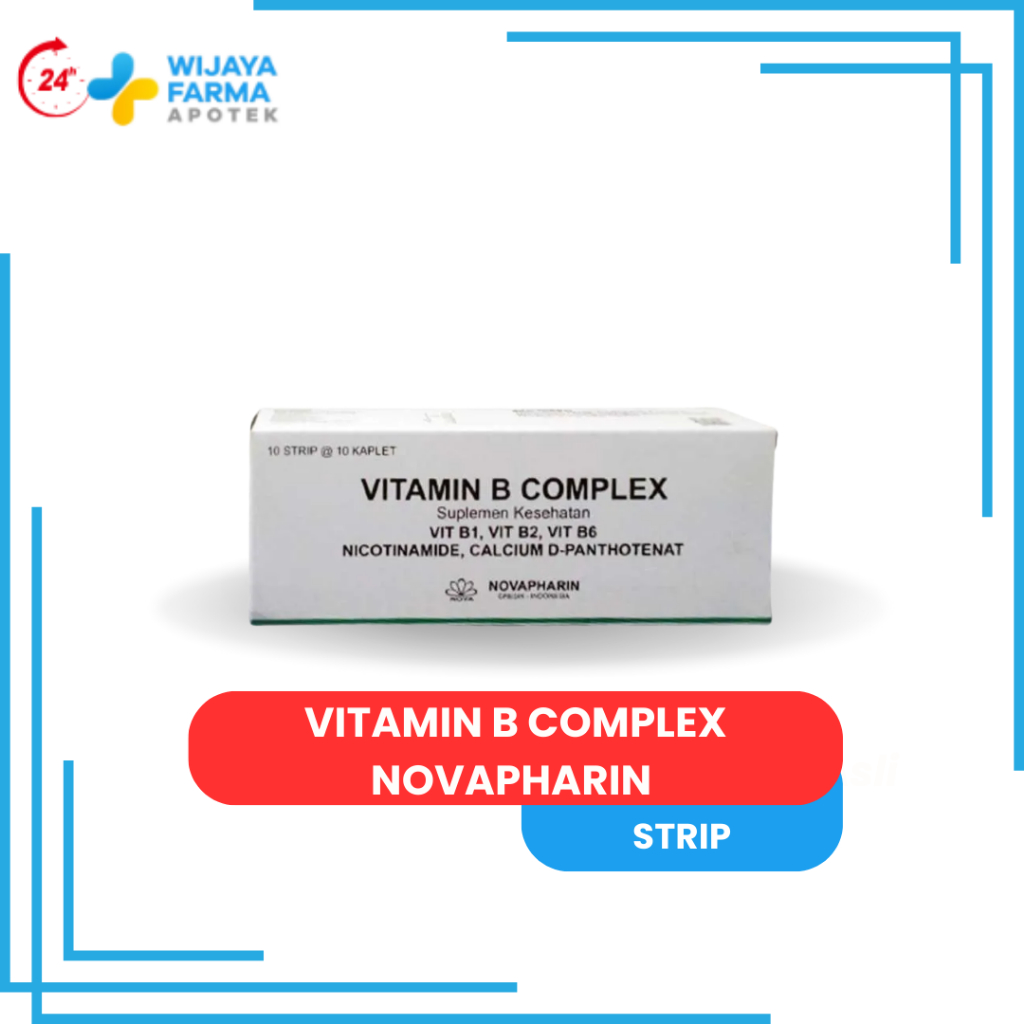 Jual VITAMIN B COMPLEX NOVAPHARIN 10