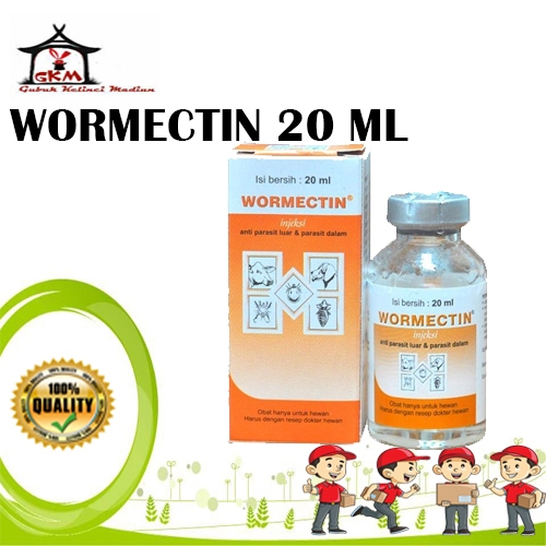 Jual Wormectin 20 ml obat injeksi scabies dan kutu | Shopee Indonesia