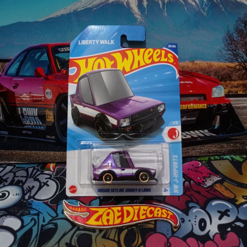 Jual Hot Wheels Nissan Skyline 2000GT-R LBWK Tooned ( Wajib Beli Extra ...