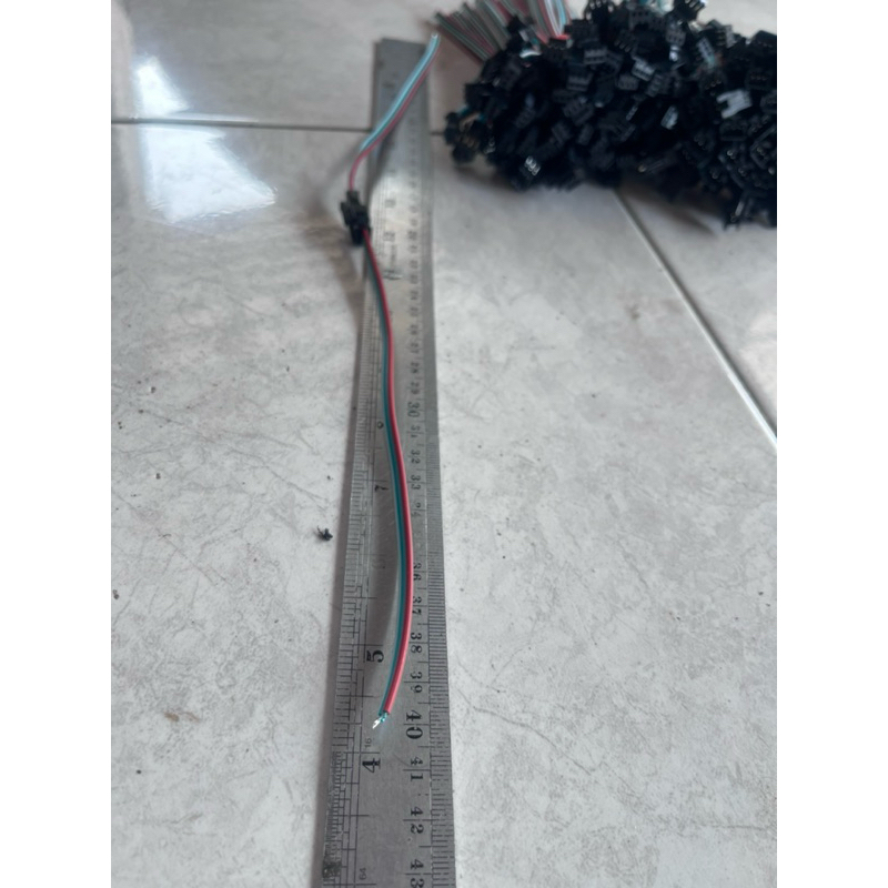 Jual kabel soket led 3 pin konektor 3 pin kabel 3 pin jst 20 cm kabel ...