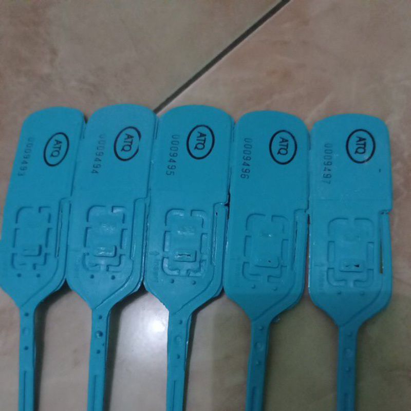 Jual Ecer Double Lock 30cm Segel Locis Seal Segel Plastik Sekuriti ...
