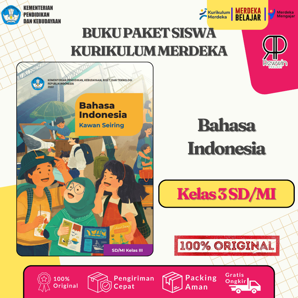 Jual Buku SISWA Bahasa Indonesia Kelas 3 SD Kurikulum Merdeka | Shopee ...