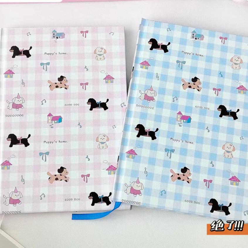 Jual NOTEBOOK DOG PUPPY BLUE / BUKU TULIS PUPPY / BUKU TULIS A5 LUCU ...