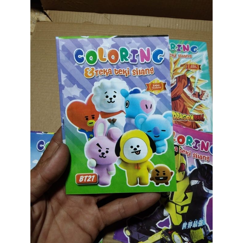 Jual mainan buku coloring mewarnai dan tts isi 20 pcs | Shopee Indonesia