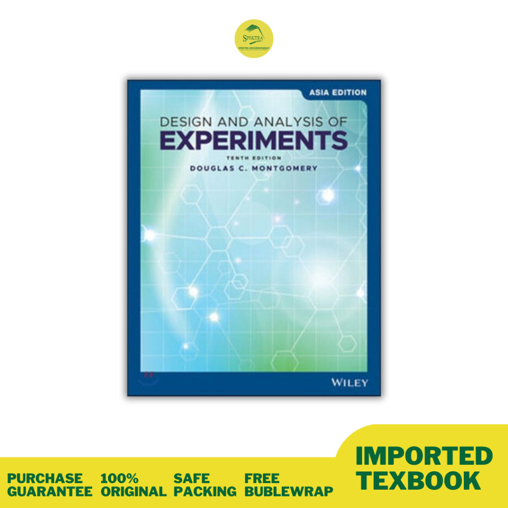 Jual Buku Design and Analysis of Experiments 10 Edition 9781119590835 ...