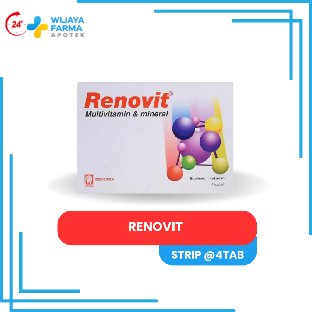 Jual RENOVIT MULTIVITAMIN & MINERAL 4