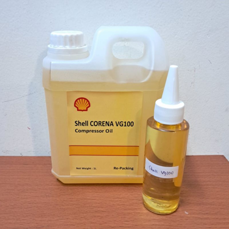 Jual Shell corena vg100 kompresor oil kemasan repack 100ml | Shopee ...