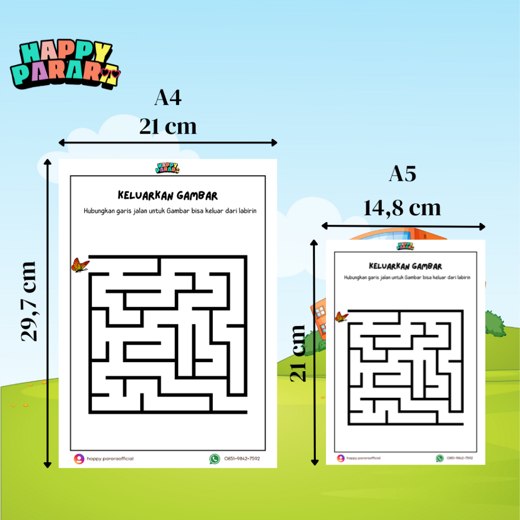 Jual Lembar Latihan Maze Untuk Anak / Mencari Jalan | Shopee Indonesia