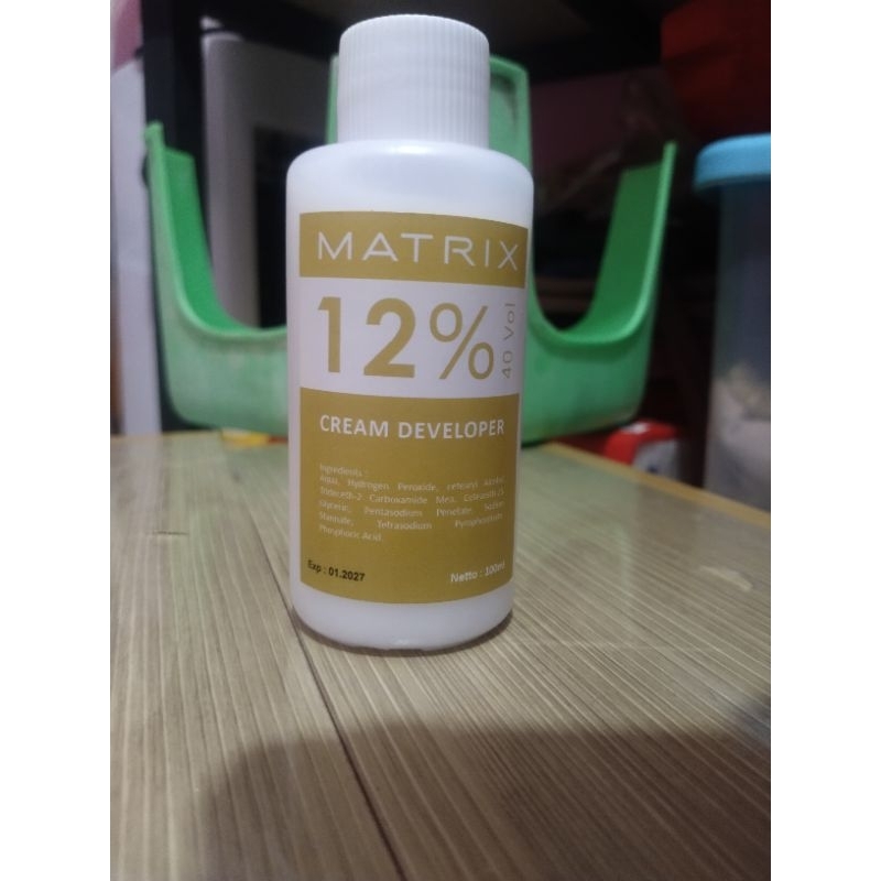 Jual Matrix Oxydant Developer 12% 40 Vol Cream Developer Rambut ...