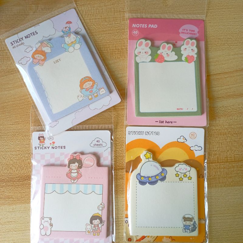Jual Sticky Note Kartun Lucu 40 lembar | Shopee Indonesia