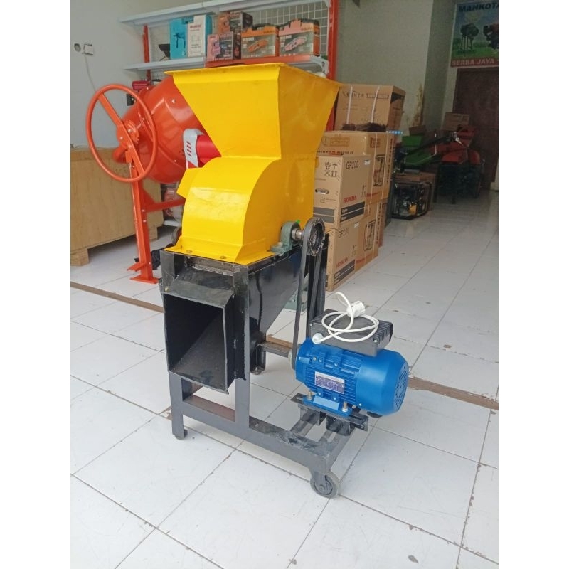 Jual MESIN CACAH RUMPUT COPER MULTIFUNGSI PENGGERAK DINAMO 1.5HP ...